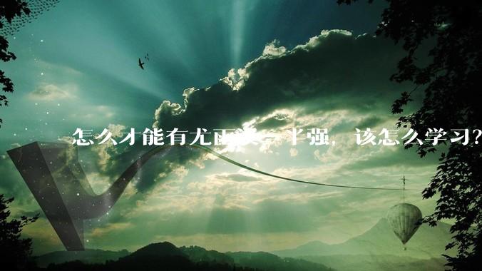 怎么才能有尤雨溪一半强，该怎么学习？